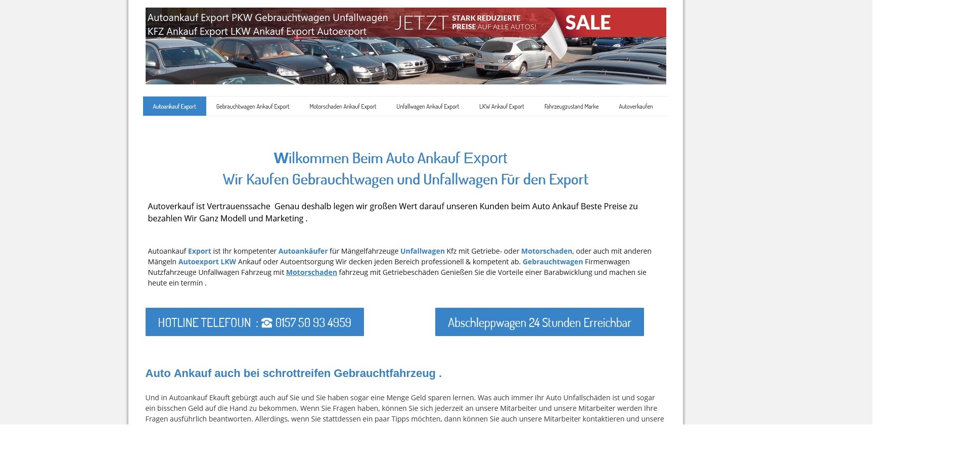 Kfz-Ankauf-export.de | Autoankauf Kassel | Autoankauf Export Kassel